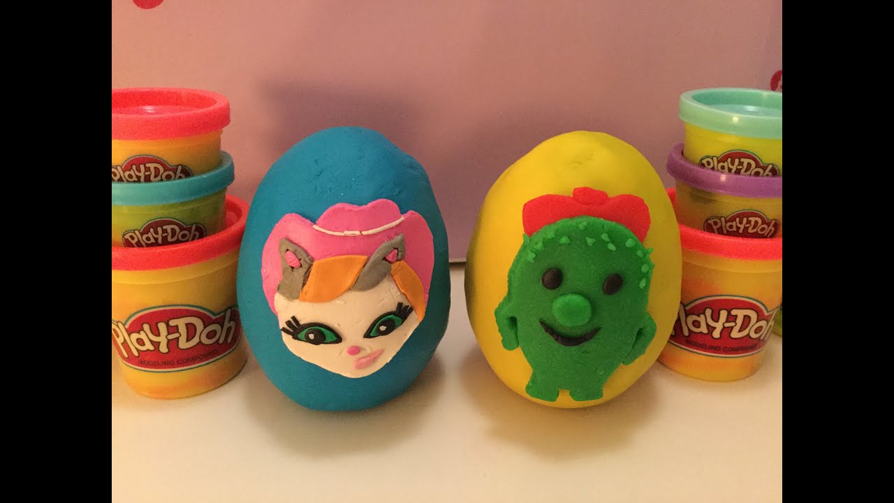 Sheriff Callie's Wild West Surprise Eggs Play Doh Toby Sheriff Callie Blind Bags