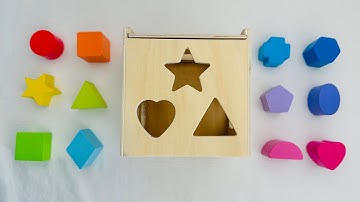 Learn Shapes & Colours with Shape Sorter Toy | Educational Videos for Toddlers