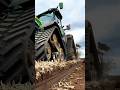 John Deere 8RX tractor with Kverneland on land plough