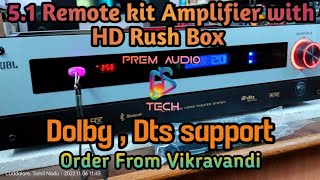 5.1 Remote Kit Amplifier With Hd Rush Boxdolby , Dts Supportorder From Vikravandi