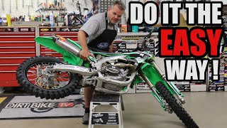 Putting a Dirt Bike on the Stand