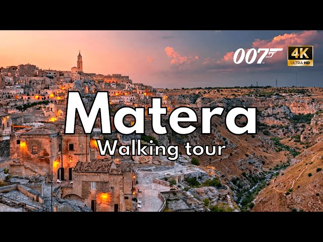 MATERA, Italy [ 4K ] WALKING TOUR | With subtitles | BASILICATA southern Italy 2023 class=