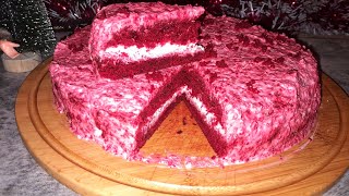 Торт КРАСНЫЙ БАРХАТ который тает во рту легко просто и очень вкусно 