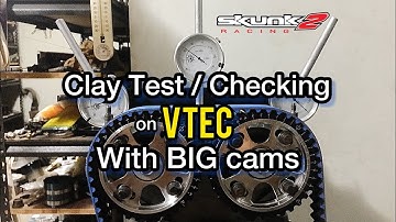 Clay Test / Checking Piston to Valve Honda by SRDmotorsports