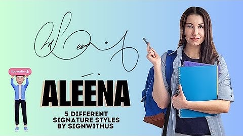 5 captivating signature styles of my name 