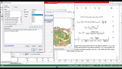 How to calculate Soil Erodibility K Factor of RUSLE #ArcGIS #youtube #foryou #agriculture #tutorial