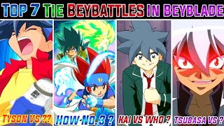 Top 7 Tie Beybattles In Beyblade All Series Beyblade Original Beyblade Metal Afs Hindi 