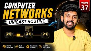 Distance Vector Routing, Bellman Ford, Unicast Routing | Computer Networks - Ep 37 | code io