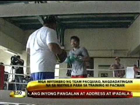 MANNY PACQUIAO's 2nd Day of Training for ANTONIO MARGARITO Fight - Sept. 14, 2010