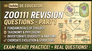 ZOO111 Exam Revision | Part 1 | Likely Questions with Answers & Explanations ZOO111 Exam Revision | Part 1 | Likely Questions with Answers & Explanations