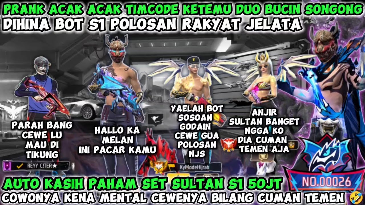 ACAKACAK TC KETEMU DUO BUCIN BIKIN MEREKA SAMPAI PUTUS PAMERIN EMOT 40JT CEWE NYA BILANG CUMAN TEMEN