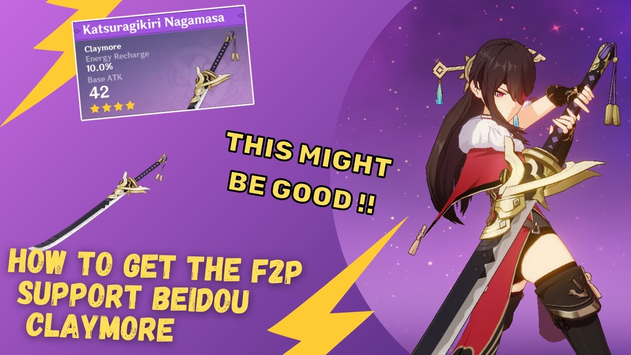 Build a f2p Support Beidou ? This Katsuragikiri Nagamasa Might be Good