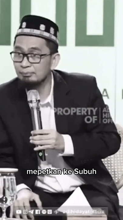 cara memulai solat tahajud | Ustad Adi Hidayat