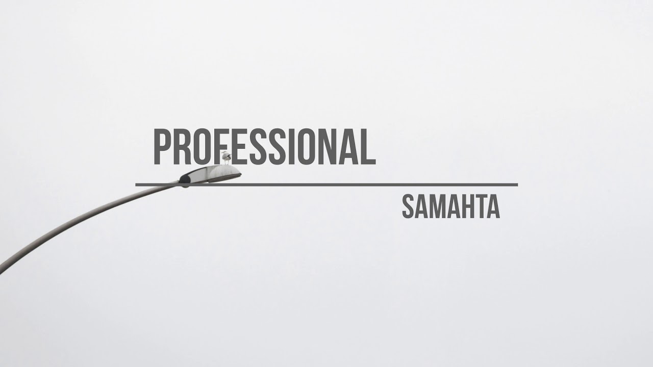 SAMAHTA - Professional (feat. Hail Luna)