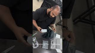 Excited customer unboxes the DJI Mini 4 Pro