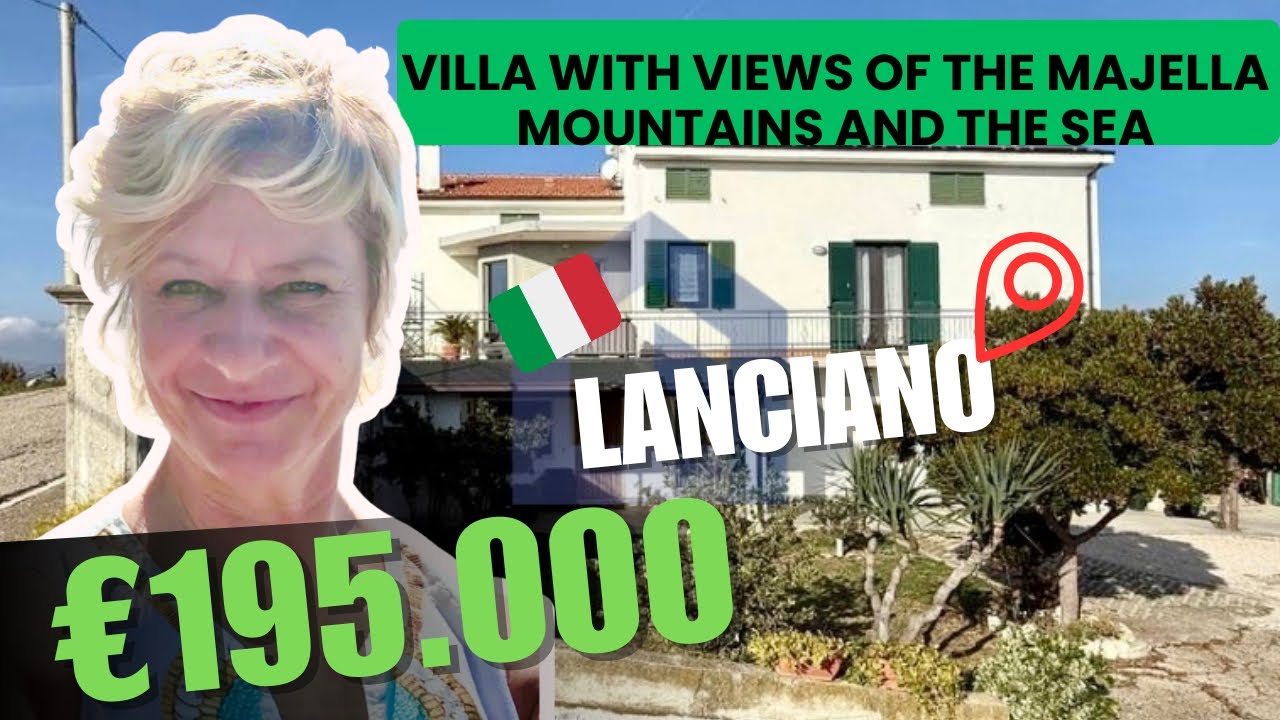 ✨ Panoramic Villa with Sea & Mountain Views | Lanciano, Italy ✨