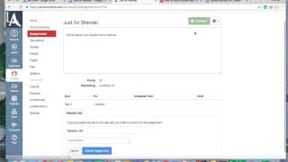 Canvas submission tutorial