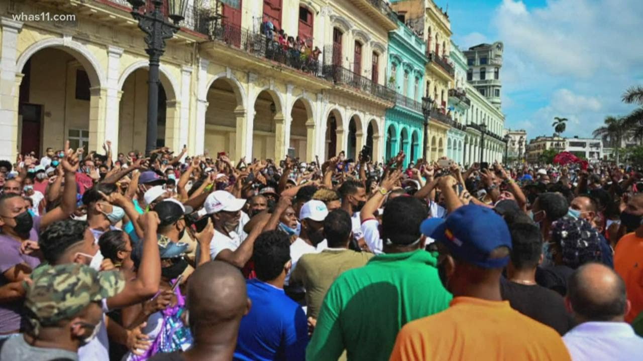 Protests erupt in Cuba over food shortages, price hikes during economic
