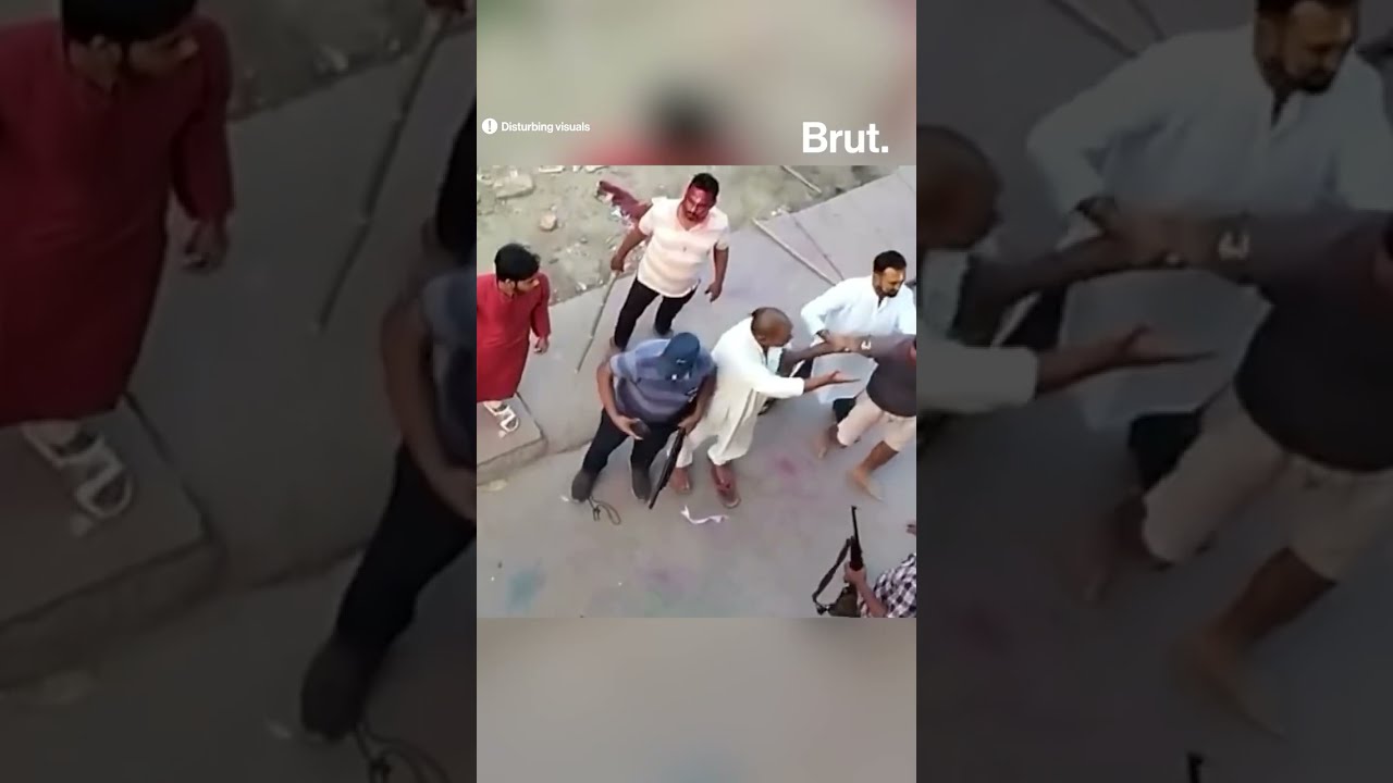 TW Disturbing Visuals A Man Died While He Was Recording Video Of Clash On Holi
