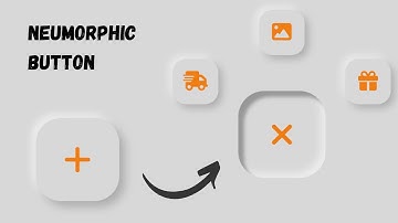 How to Make Neumorphic UI Buttons Using (HTML/CSS/JS)