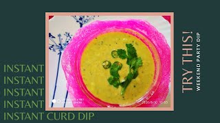 Curd Dip | Healthy Instant Party Dip for every snacks | Healthy Curd Dip |  ଦହି ର ଚଟାପଟ୍ ରେସିପୀ