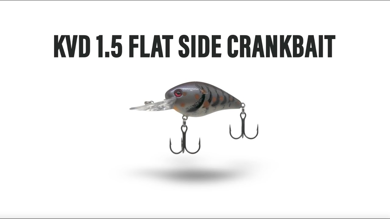 Strike King KVD 1.5 Flat Side Crankbait - Product Features 