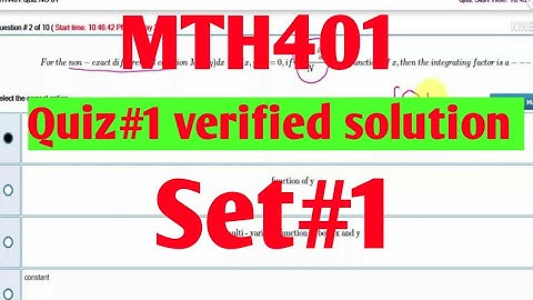 MTH401 :Quiz #1 verified solution ||set-1||maths by Zahfran ||16may-20may