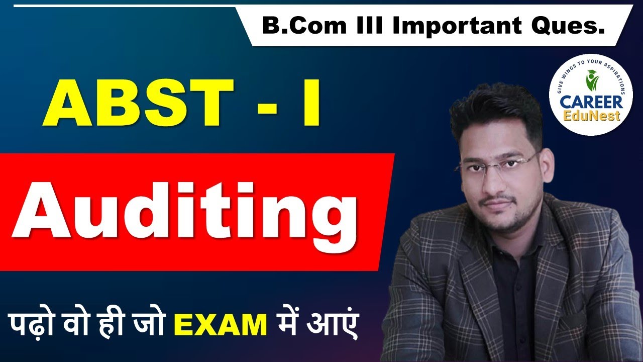 ABST Auditing Important Questions | PDUSU Updates | Auditing and ...