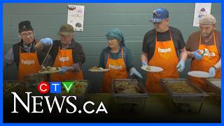Easter dinner at Hope Mission