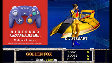 (Switch 2) F-Zero GX | Practice Mode | Ruby Cup - Split Oval (Master & 3 Laps) | Golden Fox