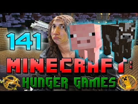 Minecraft: Hunger Games w/Mitch! Game 141 - MOOO! OINK 
