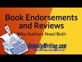 Endorsements and Reviews - Why Authors Need Both