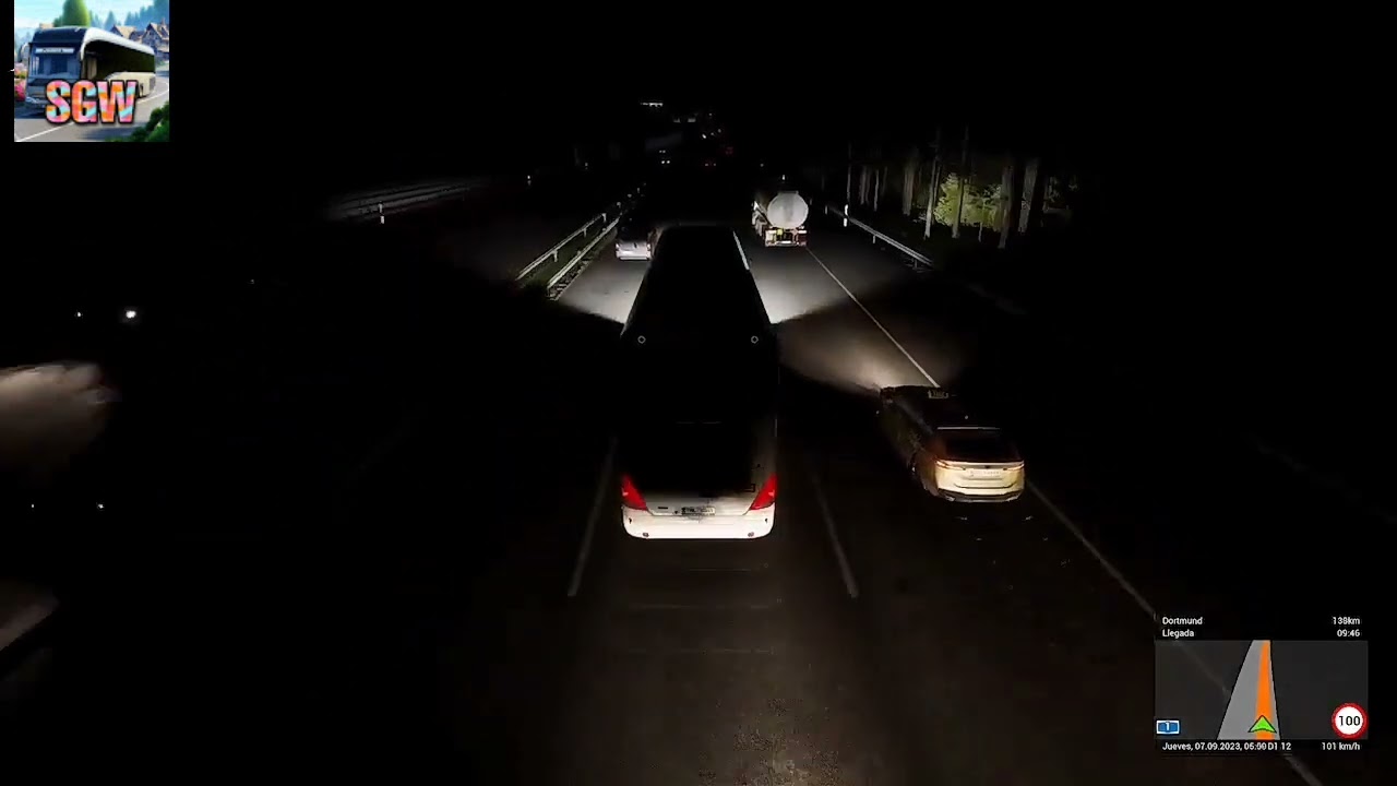 Fernbus Simulator Free Download Extreme Graphics in Night Driving Gameplay