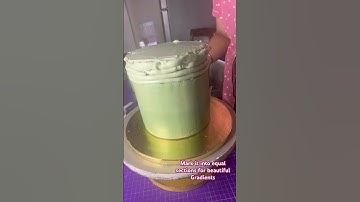 Lets see how to make a ombre cake. #viral #cake #bakingtips #cakedecorating #cakeidea #cakedesign