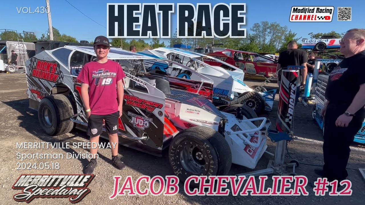 Heat race victory onboard with Sportsman freshman Jacob Chevalier 