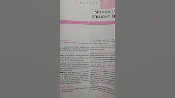 SL ARORA CLASS 11 CHAPTER 3 MOTION IN A STRAIGHT LINE