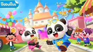 BERMAIN BANYAK PERMAINAN DI TAMAN HIBURAN BAYI PANDA | KARTUN ANAK | BABYBUS INDONESIA screenshot 4