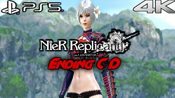NIER REPLICANT PS5 Gameplay Walkthrough FULL GAME Ending C & D (4K 60FPS)