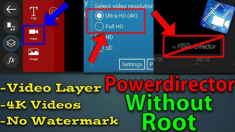How to add Video Layer in Power director Without Root||Tech MS