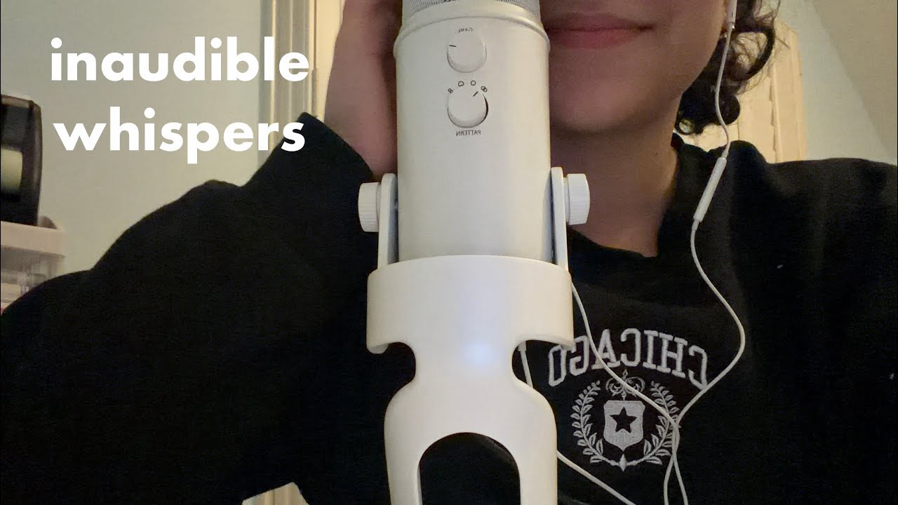 ASMR inaudible whispers 💕