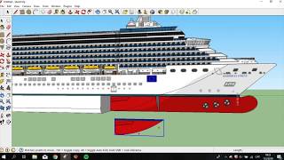 Making the keel of a ship in Sketchup