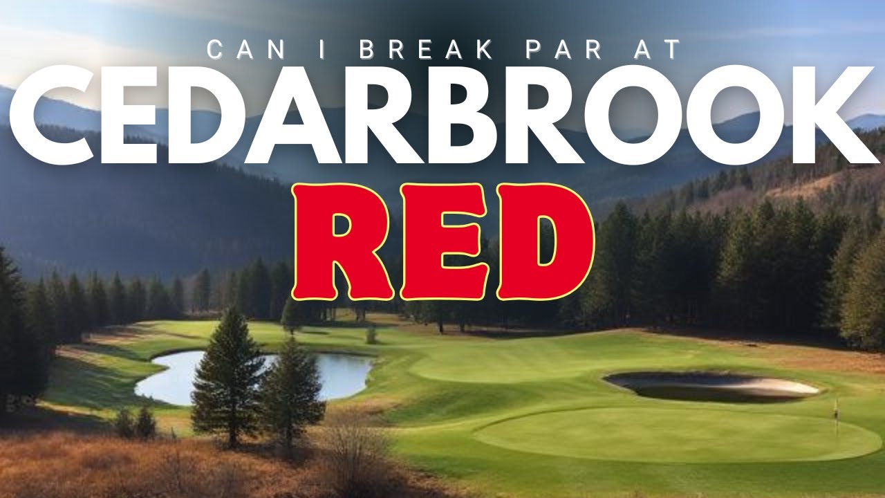 18 holes at Cedarbrook Red - YouTube