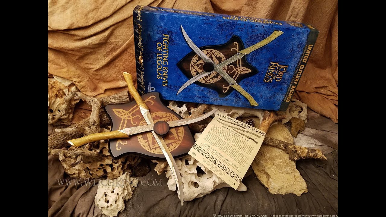 Fighting Knives Of Legolas Officially Licensed United Cutlery Youtube Fighting Knives Of Legolas Officially Licensed United Cutlery Youtube