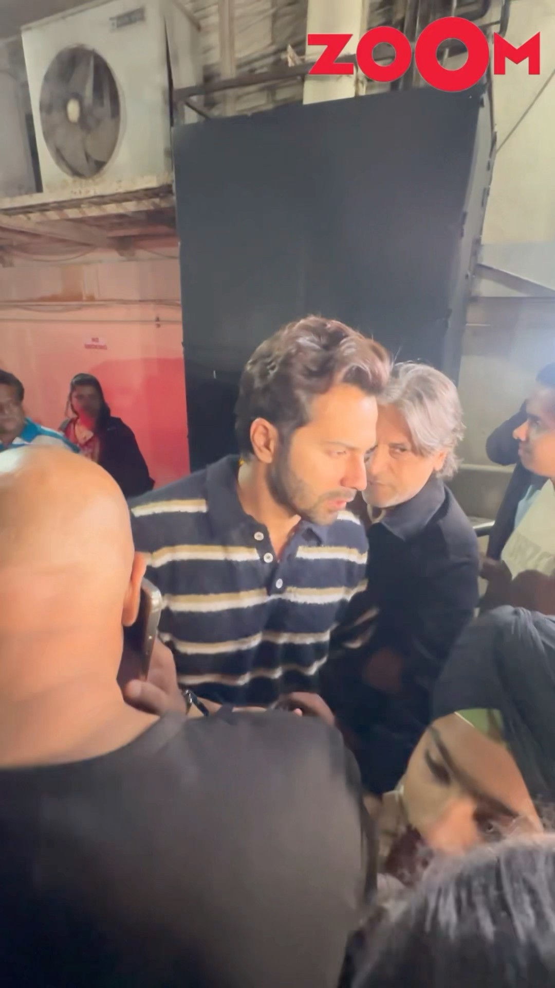 Oh No? Varun Dhawan gets MOBBED by fans \u0026 media, asks “Kya chahiye?” #shorts #varundhawan