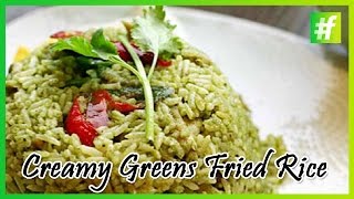 Tasty Creamy Greens Fried Rice | Nameeta Sohoni |#fame food screenshot 3
