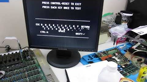 Apple II Plus Keyboard Test