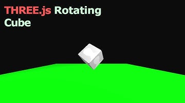 Rotating Cube in THREE.js | THREE.js Rotating Cube Tutorial.