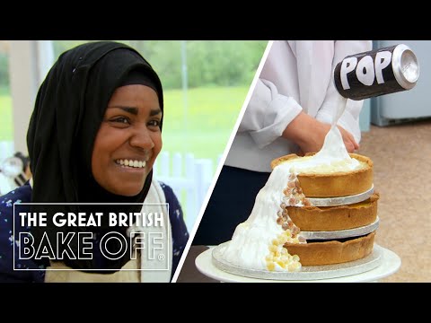 Nadiya's LEVITATING fizzy pop cheesecakes! | The Great British Bake Off