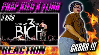 Full (REACITON) Pháp Kiều - 3 BÍCH ft. tlinh (prod.by KADO) | CHỊ CHỊ EM EM !!! Guide
