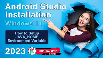 How to Install Latest Android Studio on Windows 11 and How to Setup JDK or JAVA HOME Variable